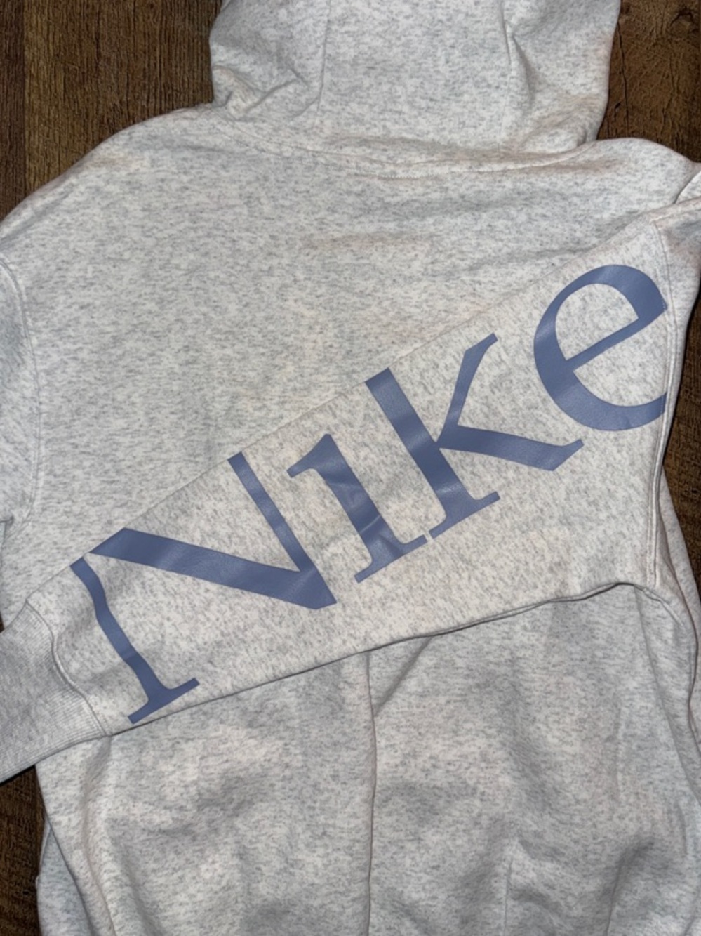 Nike grey pullover hoodie - Picture 6 of 7